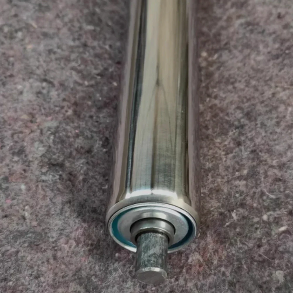 1Pcs 25x100x140~60x500x540mm Galvanized /201 Stainless Steel Roller Conveyors Total Length 100 150 200 250 300 350 400 450 500mm