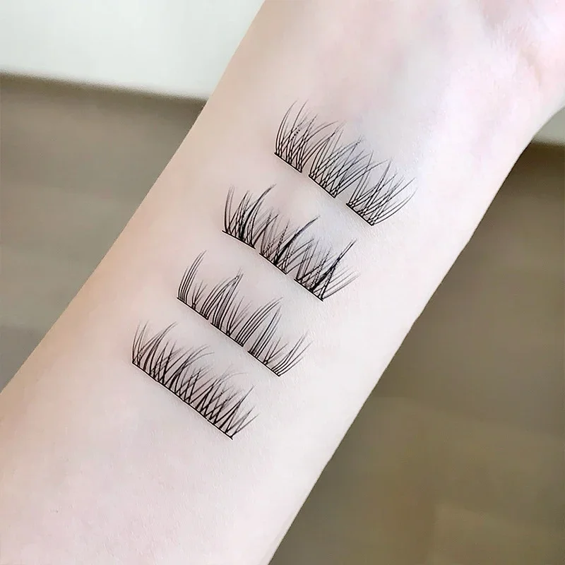 Pestañas postizas Gege Bear sin pegamento: fácil aplicación en 3 pasos, aspecto natural, perfectas para principiantes con diseño de girasol