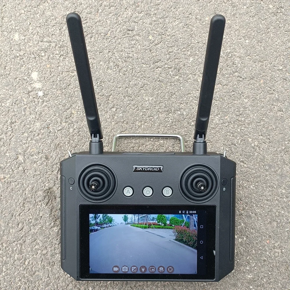 Remote Controlled Lawn Mower Robot With Camera and Visual Remote Control