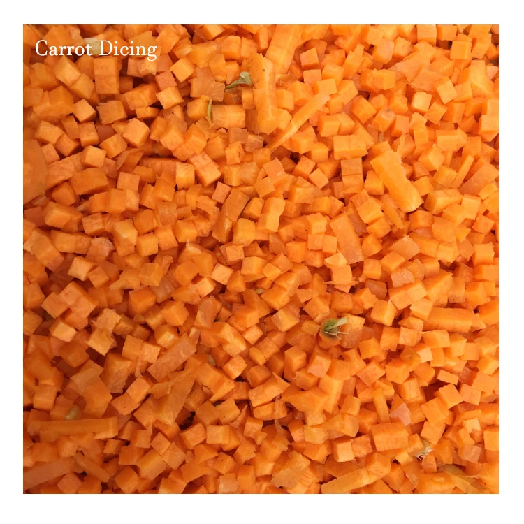 Electric Carrot Potato Pepper Mushroom Broccoli Automatic Root Vegetable Industrial Cube Slicer