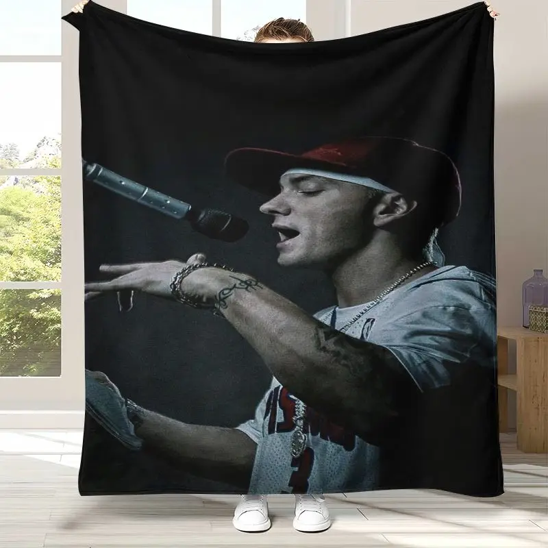 Rap God Slim Shady Eminem Hiphop Soft Flannel Throw Blanket,Cozy Warm Blanket for Bed,Sofa,Living Room,Picnic,Camping,Home Decor