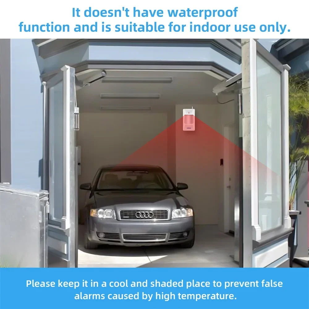 

KERUI Wireless Intelligent PIR Motion Sensor Alarm Detector For GSM WIFI W181 W202 Home Burglar Anti-Theft Alarm System Security