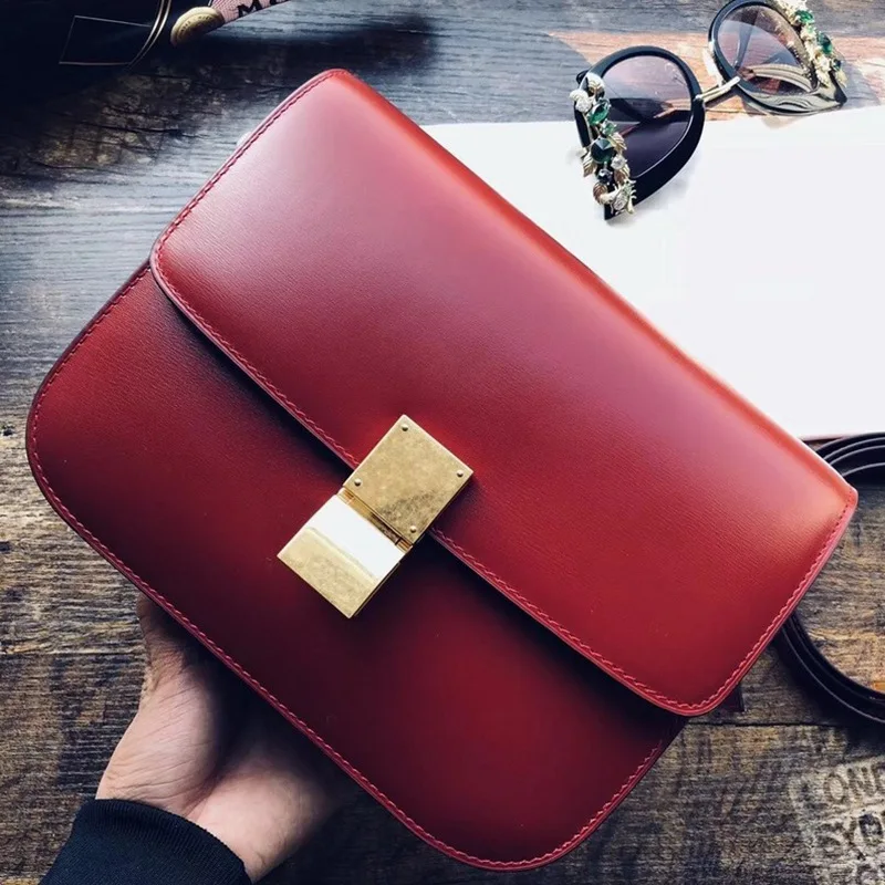 2024 Brand Design Fashion Genuine Leather Tofu Buns Bags Luxury High Quality Single Shoulder Messenger Women\'s Bag