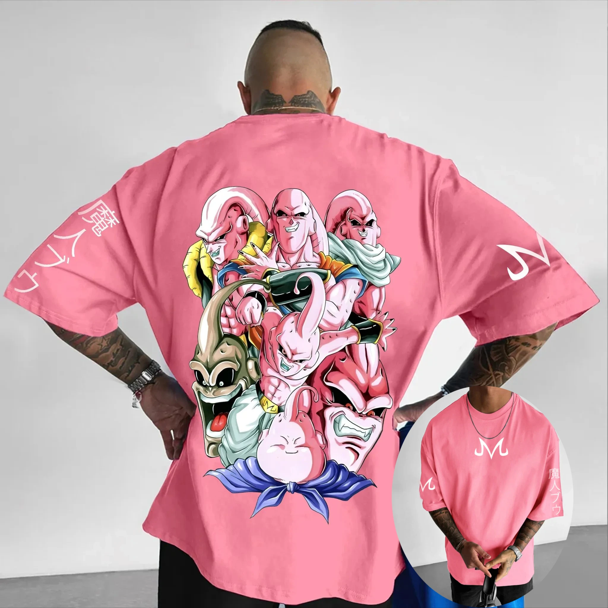 Dragon Ball 2025 Camiseta con licencia auténtica - Camiseta retro de gran tamaño con gráfico de Son Goku, algodón unisex cómodo para fanáticos