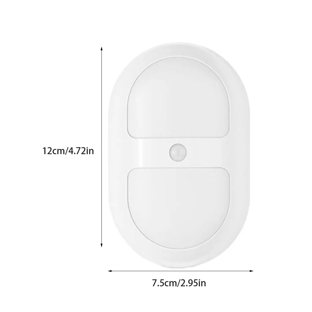 Белый широкий спектр применения Настенный светильник с датчиком для нескольких настройков Датчик автоматического движения Желтый свет 0,7 Вт