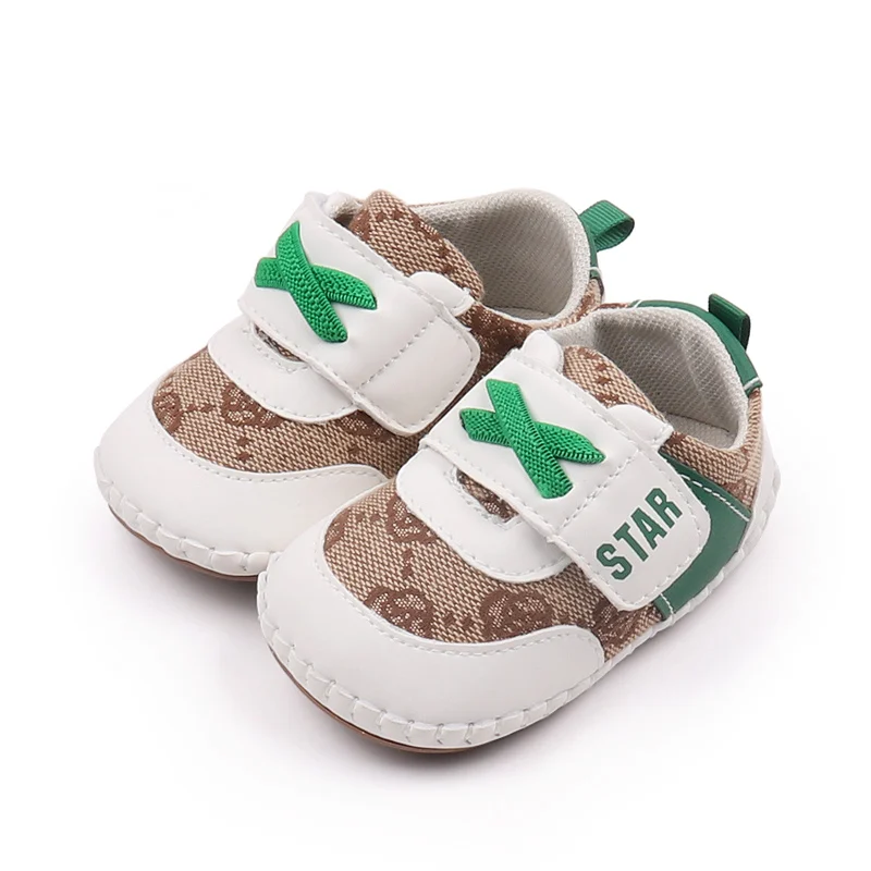 Scarpe da bambino Soft PU suola antiscivolo di alta qualità Sneaker da passeggio per neonato primavera e autunno Outdoor New Fashion BMB3218