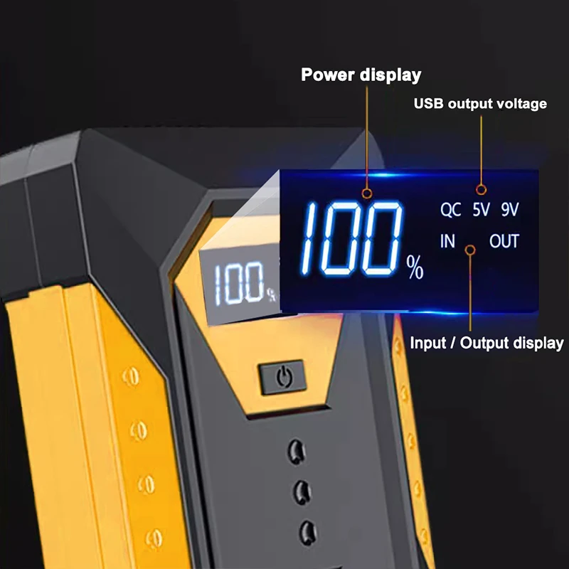 GKFLY 3000A Tragbarer Auto-Starthilfe 59,2 Wh Power Bank Auto-Booster-Ladegerät 12 V Startgerät Benzin Diesel Auto-Booster Buster – Detail 8