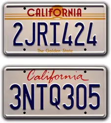 Celebrity Machines Fast and Furious | 2JRI424 + 3NTQ305 | Metal  License Plates