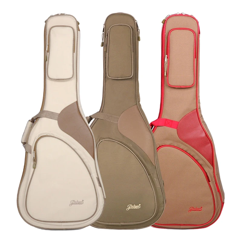 

Custom Size OEM ODM Instrument Bag Portable Double Shoulder 600D Waterproof Oxford 41 Inch Guitar Case