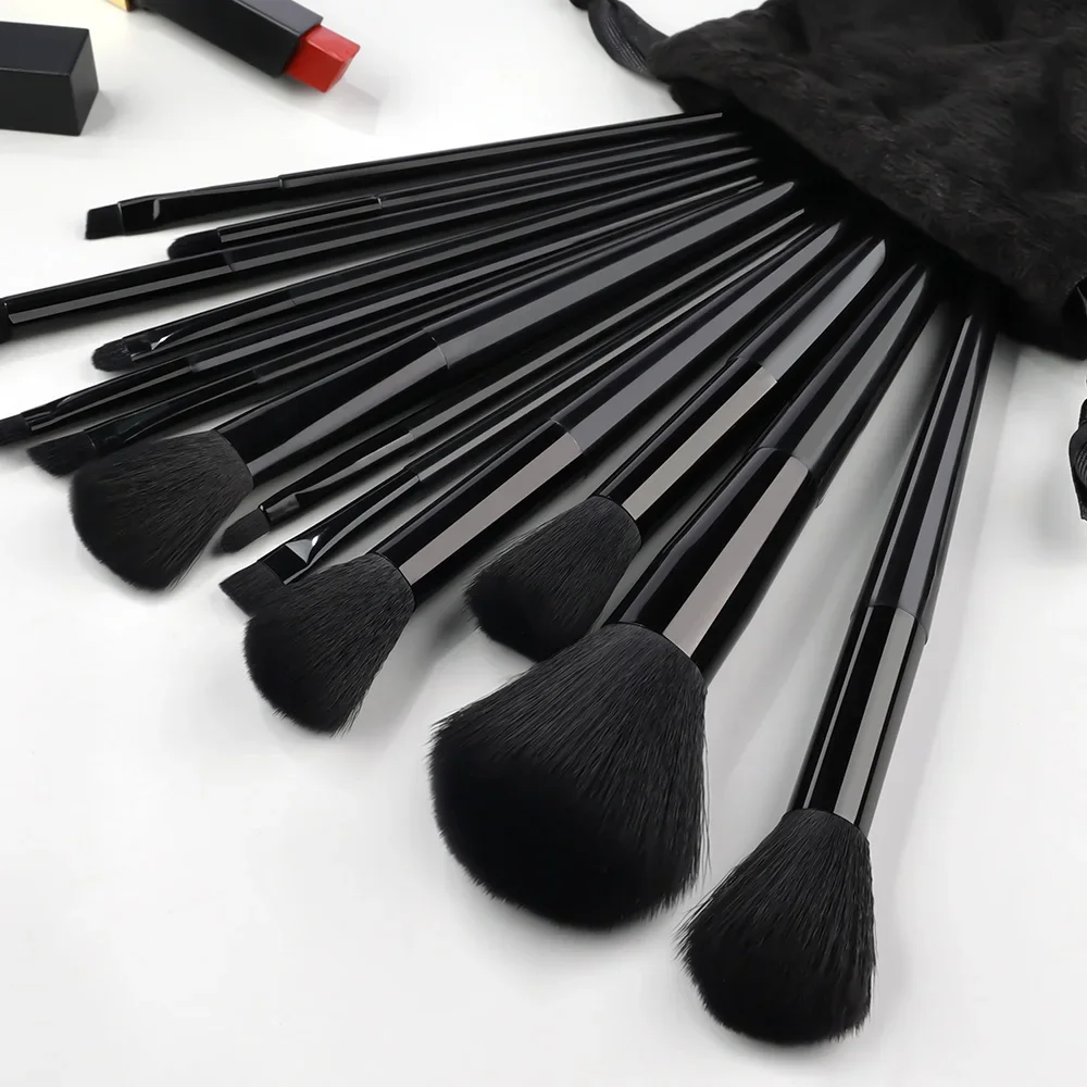 New 13PCS Makeup Brushes Set Super soft EyesShadow Lip Contouring Brush Loose Powder Concealer brochas de maquillaje Makeup Tool