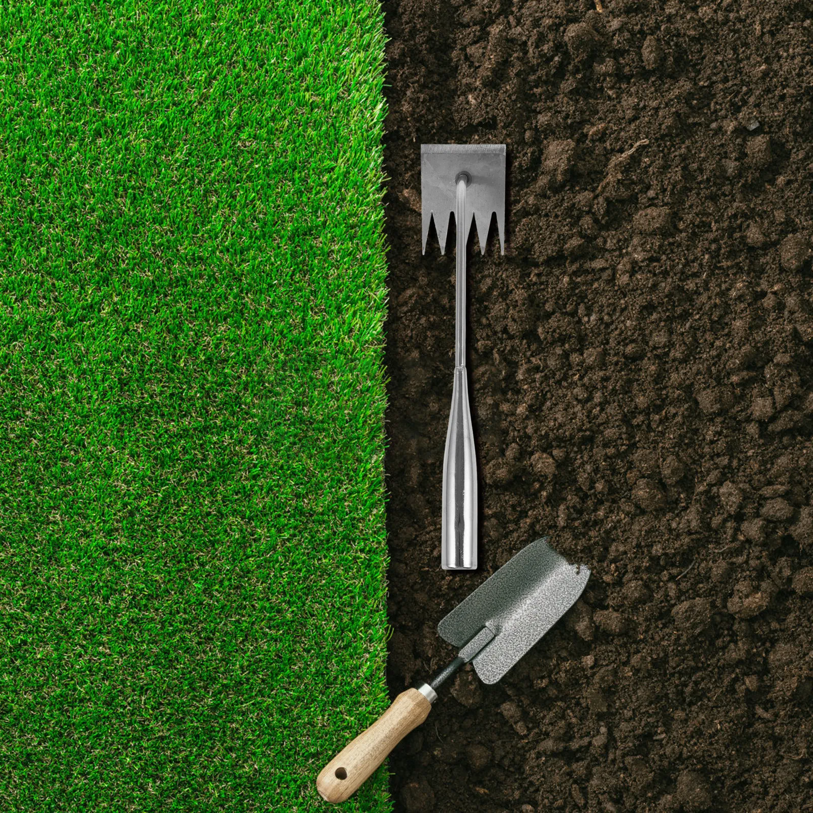 

Professional Heavy Duty Manual Weeding Puller Tool Stainless Steel Garden Weeder for Lawn Grass Root Extraction Beginners and