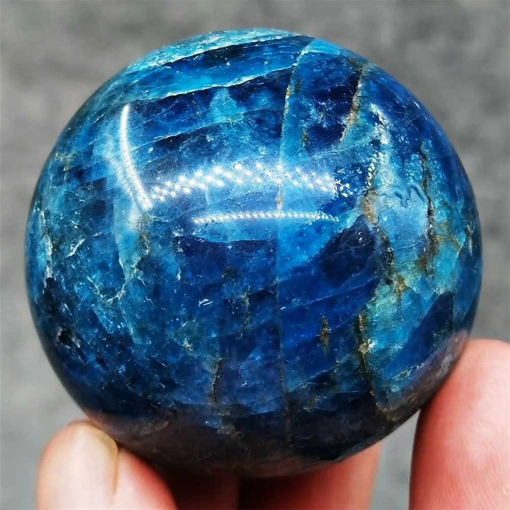 

Natural Blue apatite Stone Ball, Crystal Reiki Healing Ball