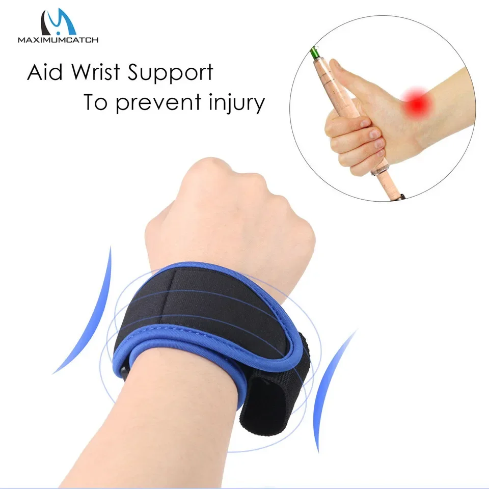 MAXIMUMCATCH Wrist Support Neoprene Fly Fishing Cushion with Elastic Compression for Repetitive Casting Comfort Fishing Tool view 5
