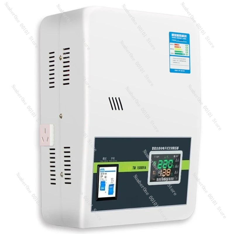 Air conditioner voltage regulator 15kw AC voltage regulator single-phase 220V household high-power voltage regulator