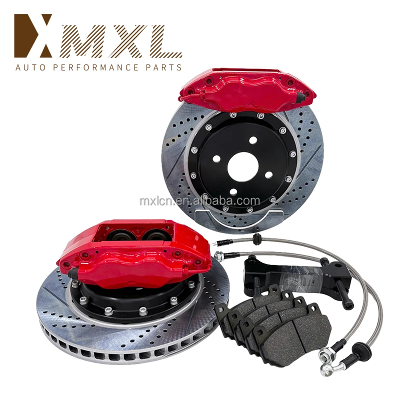 

China Factory Big Brake Kit Front Upgrade 4 Piston Modified Disc Brake Rotor for 15 16 Inch Wheel Car Refit Brake Calipers Kit