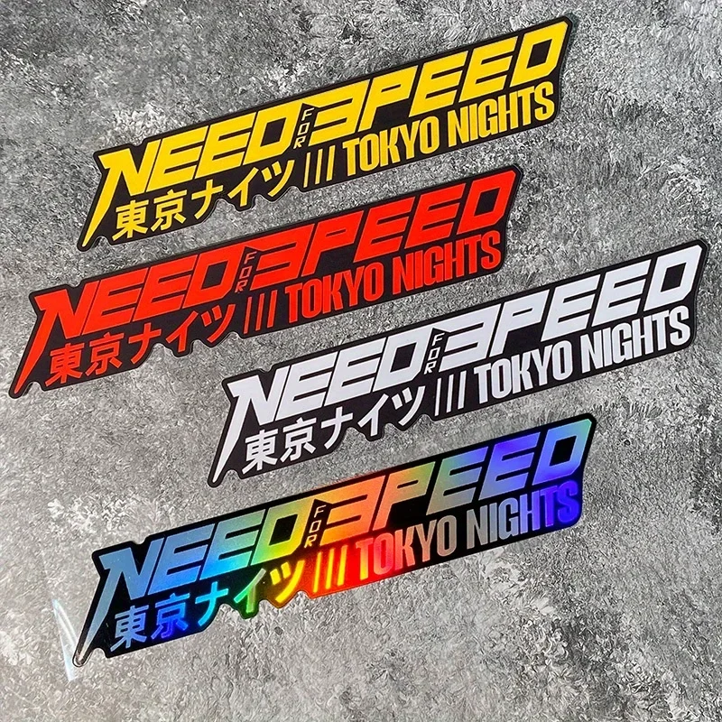

1 шт. автомобильная наклейка «Need for Speed Tokyo Nights», игровая тематическая авто наклейка для энтузиастов