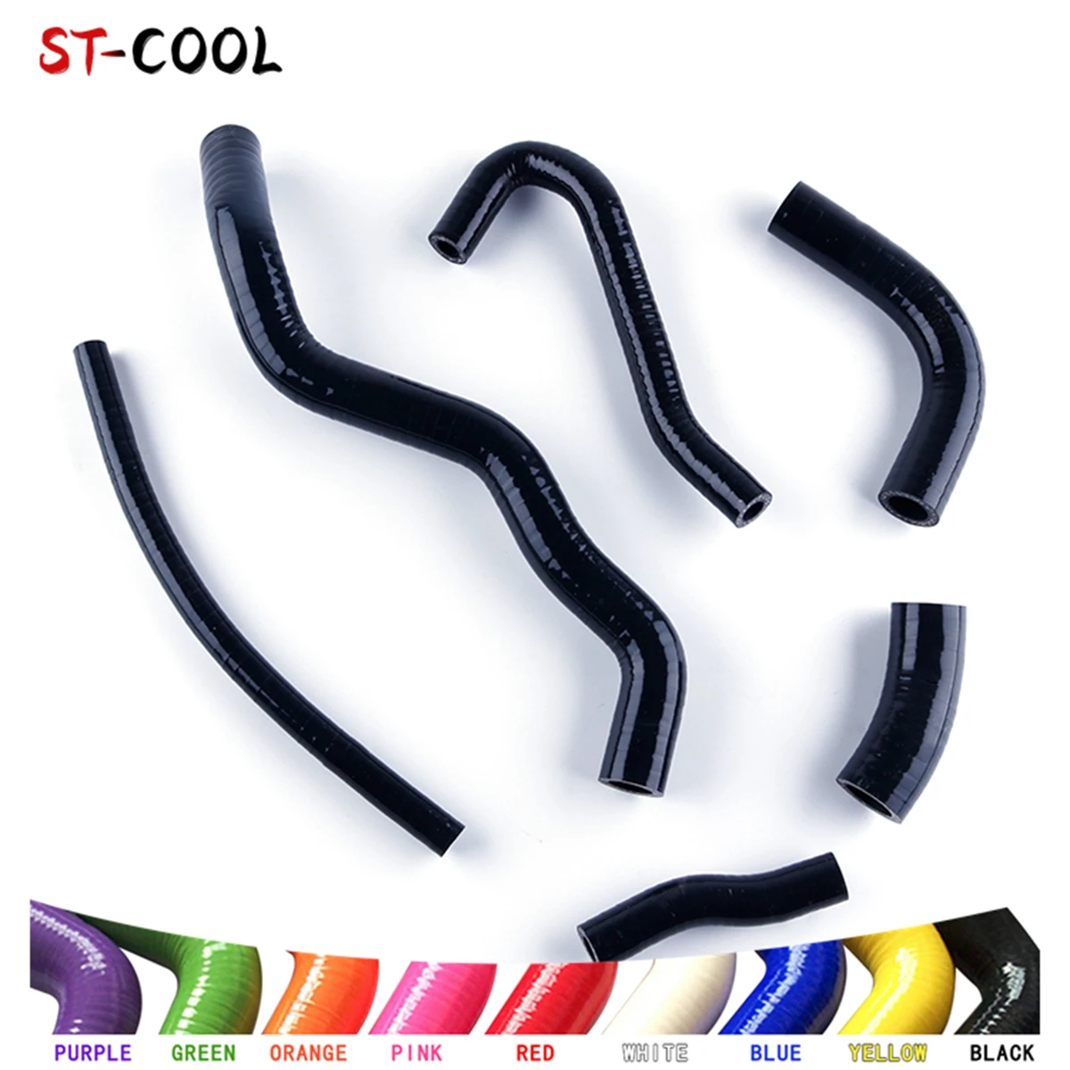 FOR 2002-2012 SUZUKI DRZ400SM DRZ 400 SM Radiator Hoses 2003 2004 2005 2006 2007 2008 2009 Silicone Tubes Kit 6Pcs 11 Colors