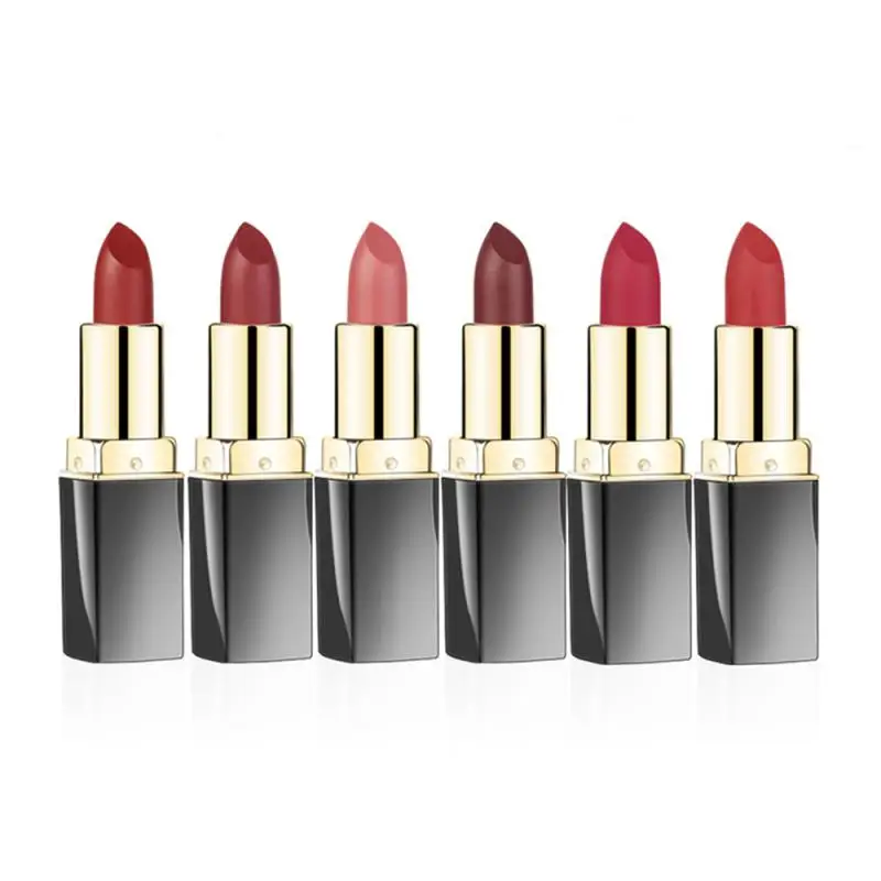 Sexy Red Velvet Lipsticks Makeup Matte Lipstick Long Lasting Waterproof Nude Pink Matte Lipsticks Woman Beauty Cosmetics