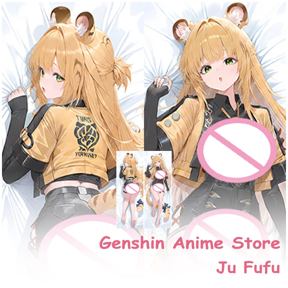 الكرتون جو فوفو لطيف الجسم Dakimakura غطاء تأثيري الدعائم البوليستر أنيمي 2 الجانب المطبوعة أوتاكو رمي غطاء وسادة Dakimakura