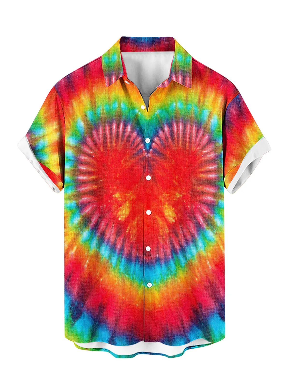 

Мужская пляжная одежда с радужным принтом ort Sve irt, повседневная дышащая летняя модная молодежная повседневная одежда свободного покроя