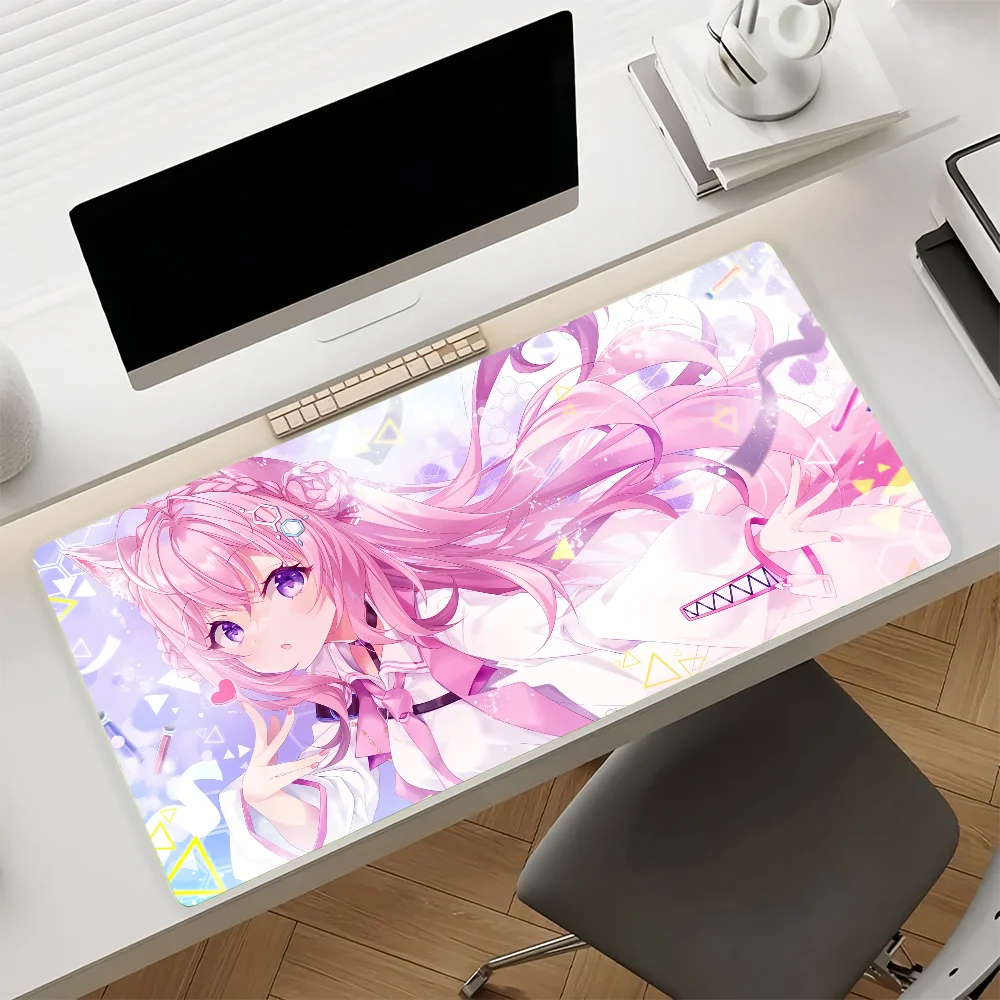 Pc Gaming Pink - Pembe Mouse Pad Hololive Hakui Koyori
