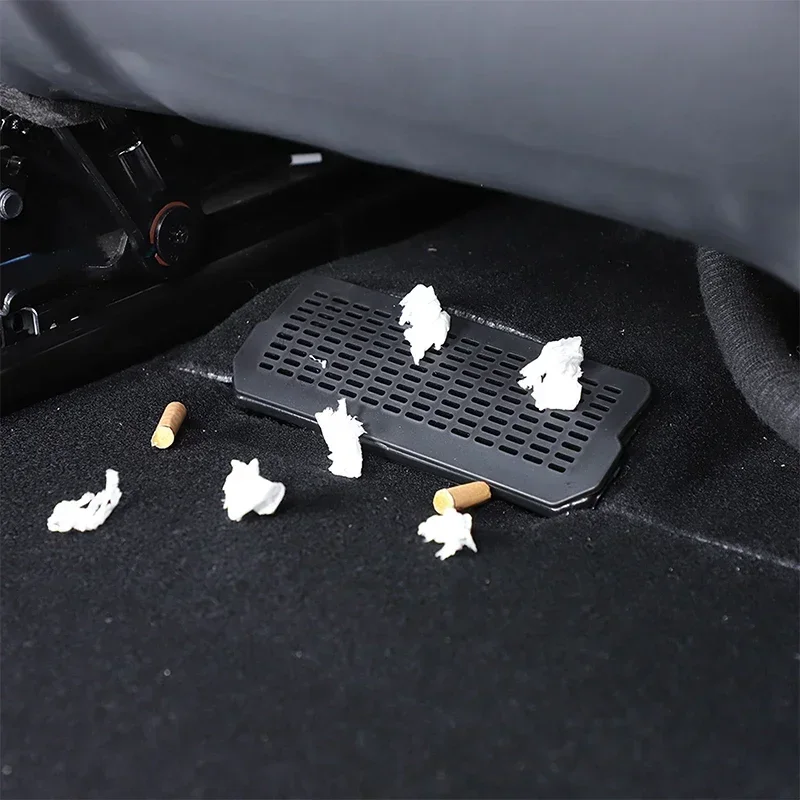 

Interior Car Accessories For Tesla Model 3 2023-2024 ABS Black Car Seat Under-seat Air Outlet Trim Cover