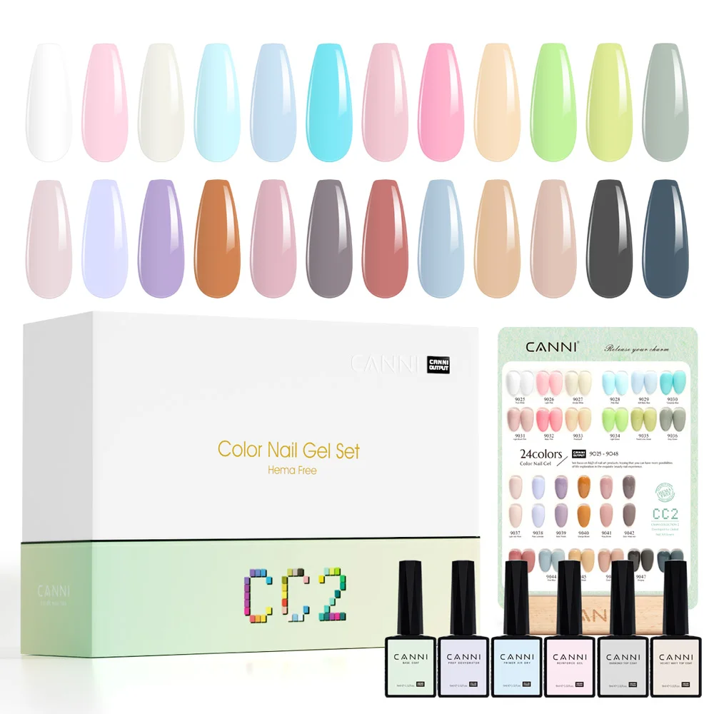 Nagelgel Display Opbergdoos (Gel niet inbegrepen) UV Gel Schap CANNI VIP Kit Nagelgel Polish Soak Off UV LED Vernis Nagel Manicure