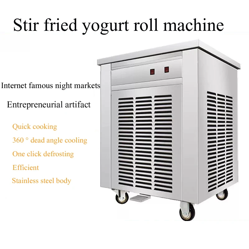 

Homemade-Fruit-Ice Stir-Frying Machine Ice Frying Machine Stir-Fried Yogurt-Tray Household-Children Ice Frying Machine