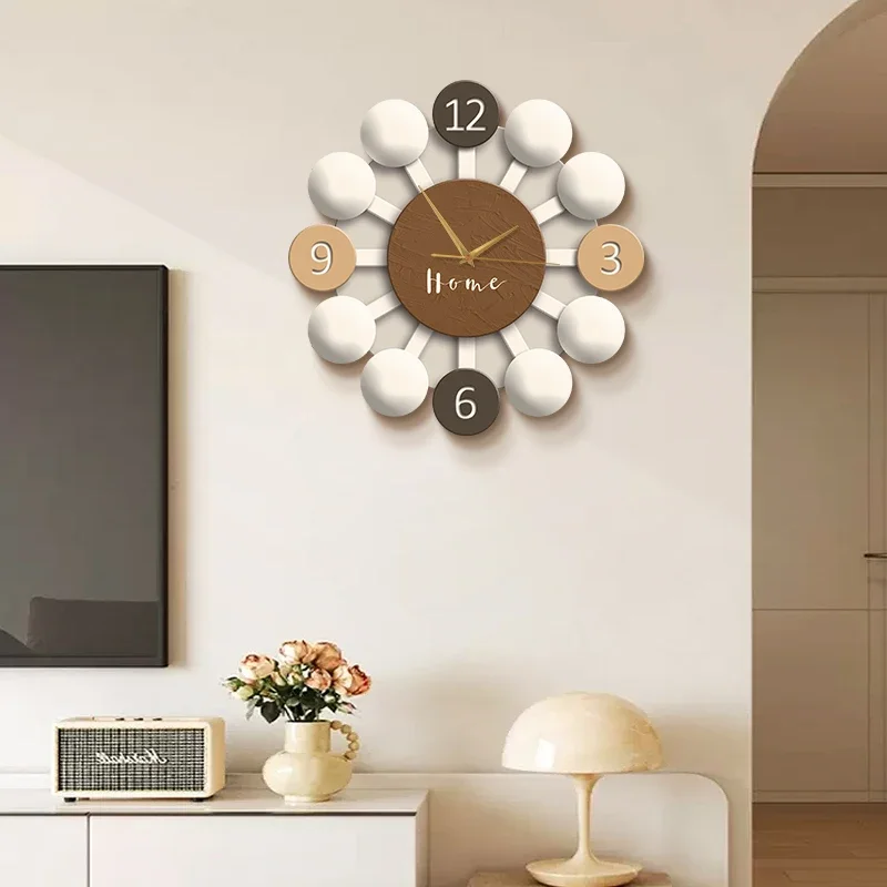 Art Mural Wall Clocks Restaurant Nordic Modern Minimalist Fashion Design Wall Watch Aesthetic Horloge Murale Home Decoration