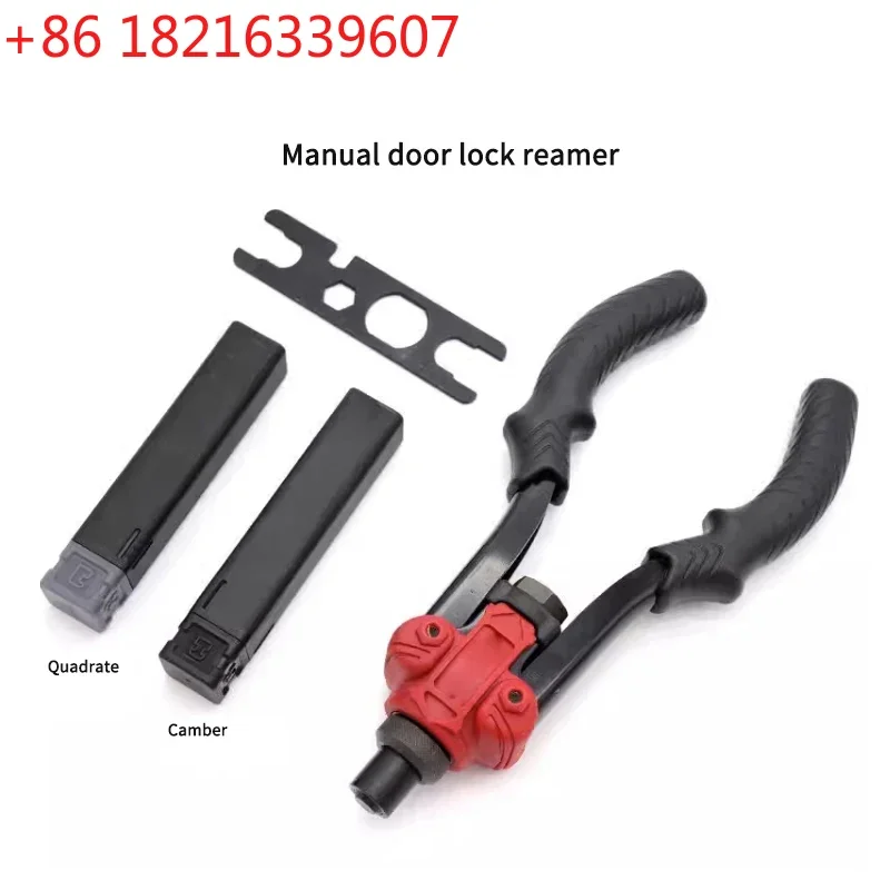YAO Multifunctional Manual Drilling Ram Gun Pull Riveting/Nut/Reaming 3-In-1 Door Lock Installation Aids Tools M3/4/5/6/8/10 Nut