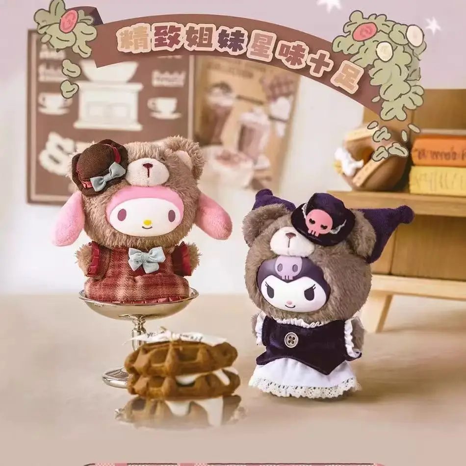 صندوق أعمى لشاي بعد الظهر البريطاني الجديد من سانريو: مجموعة دمى هالو كيتي بوشاكو كورومي اللطيفة، هدية عيد ميلاد للفتيات! #1