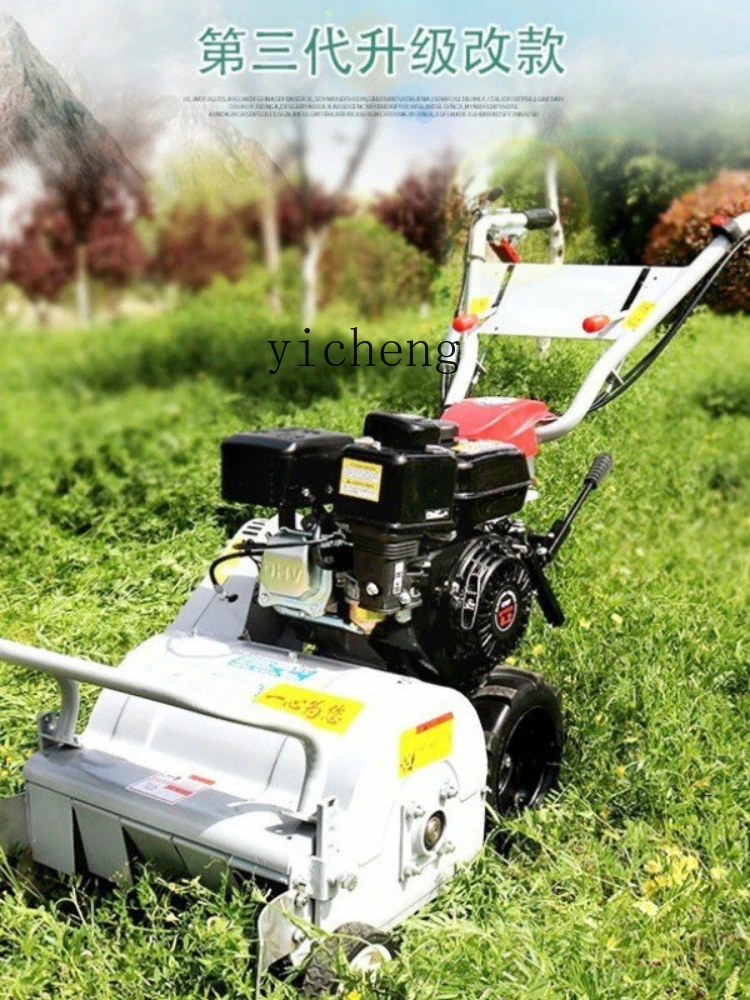 Xl Hand Push-Type Chopped Grass Returning Machine Gasoline Mowing Orchard Home Shredder Garden