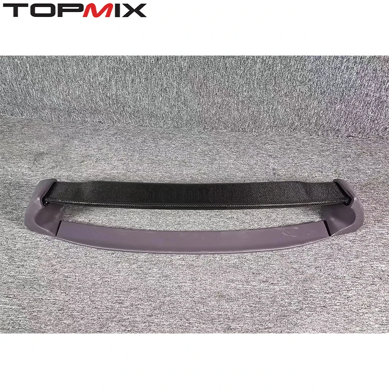 For Honda 2007-2011 Civic Type-R FD2 RR-Style Partial Carbon Fiber Ducktail Trunk Spoiler - 2026 Eco-Carbon, Exact Fit