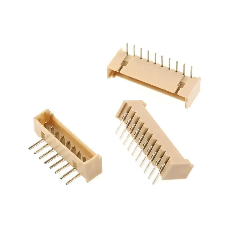 1.25mm straight bent pin socket female connector PCB connector 2A3P4P5P6P7P8P9P10 High temperature resistance