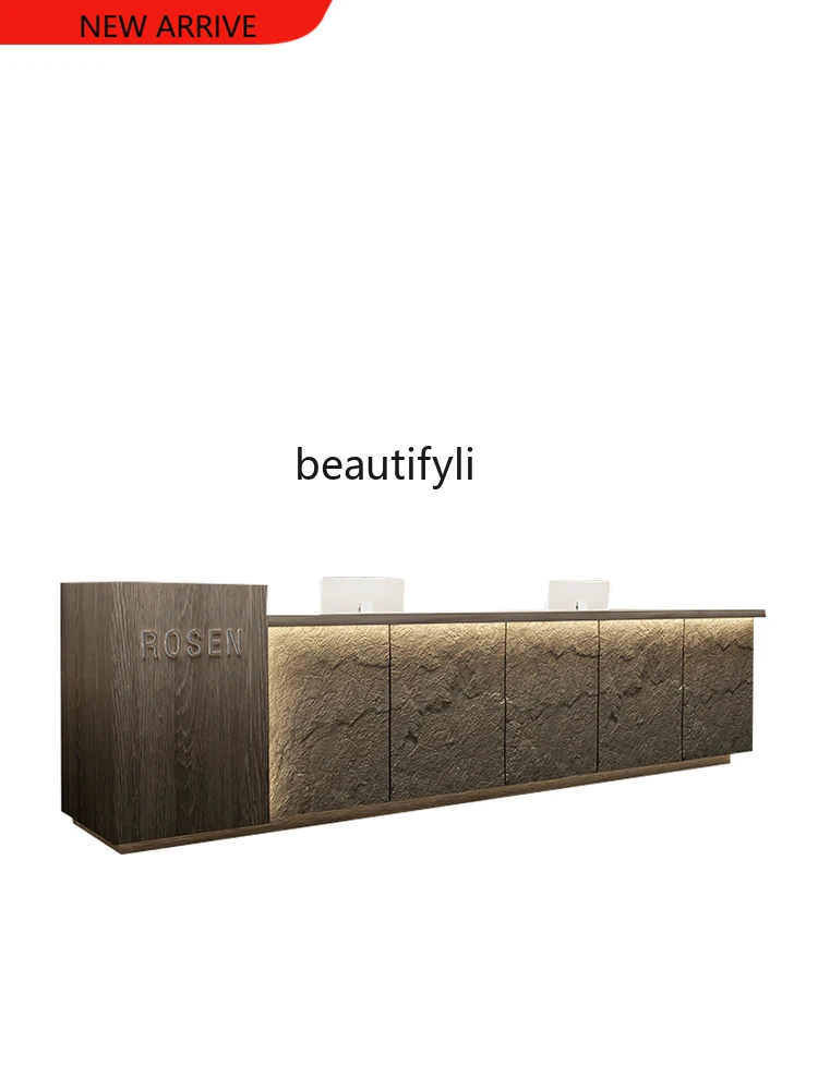 X New Chinese Noodle Shop Bar Counter Cashier Restaurant  Reception Counter Reception Foot Bath Pavilion of Regimen Hotel Lobby