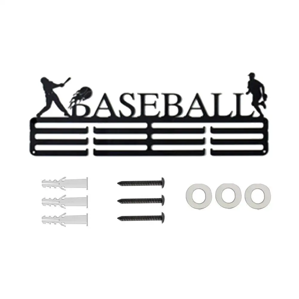 

Демонстрационная вешалка для спортивных медалей и бейсбола, металлическая вешалка, держатель, органайзер для бейсбола, вешалка для демонстрации медалей