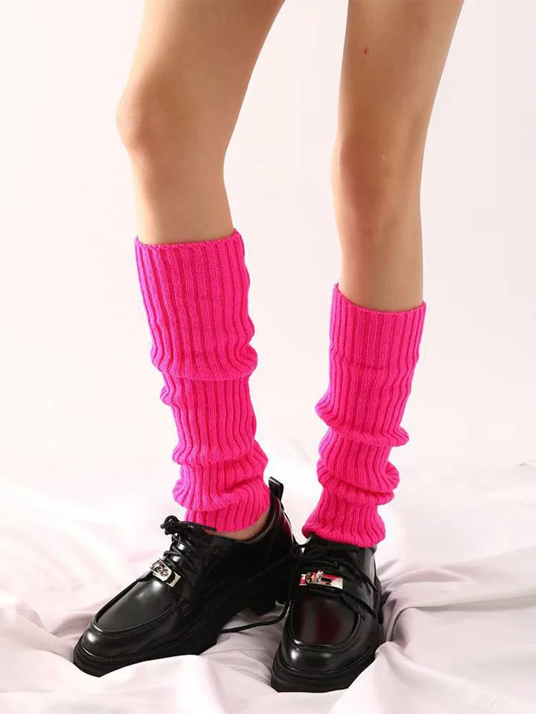 

Women New Autumn Winter Keep Warm Leg Warmers Hottie JK Knitted Socks Harajuku Style Y2k Sweet Japanese Socks
