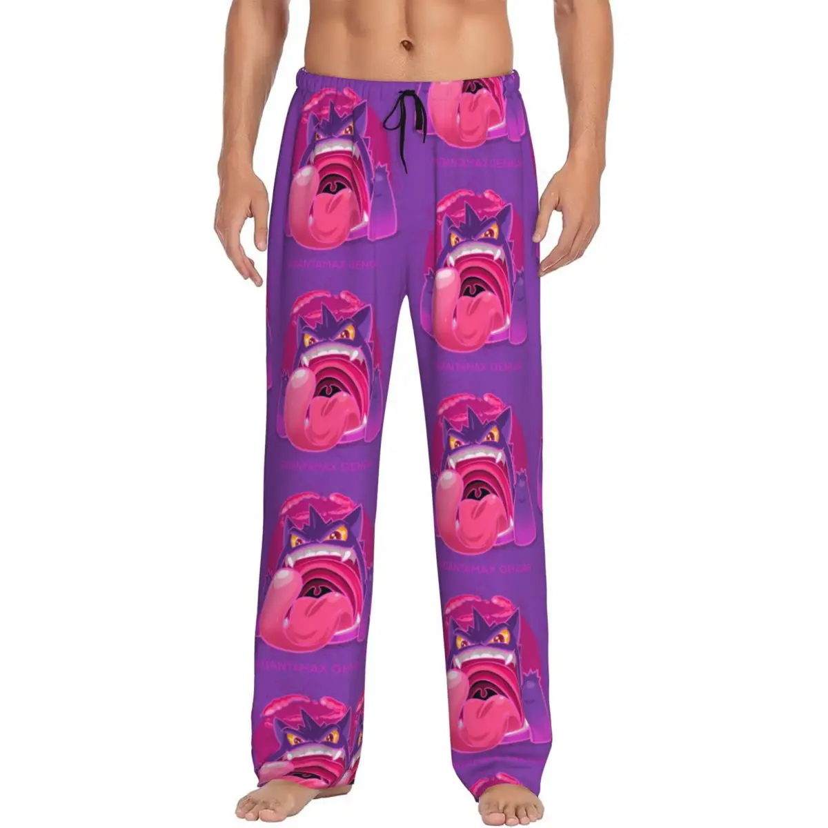 calcas-de-pijama-personalizadas-com-estampa-de-pokemon-gengar-para-homens-adoraveis-calcas-de-anime-com-bolsos