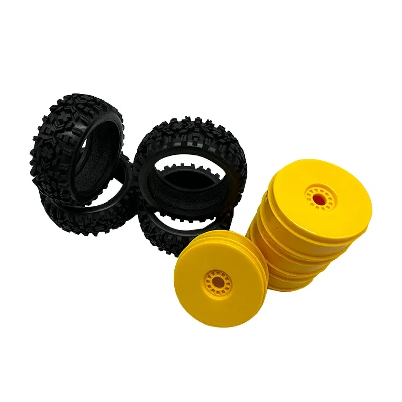 

4Pcs 1/8 4WD Nitro Off Road Buggy Tires Wheel Rims116mm Hex for 1:8 Scale RC Car FOR HSP HPI Kyosho ZD Hongnuo Redcat Trxs