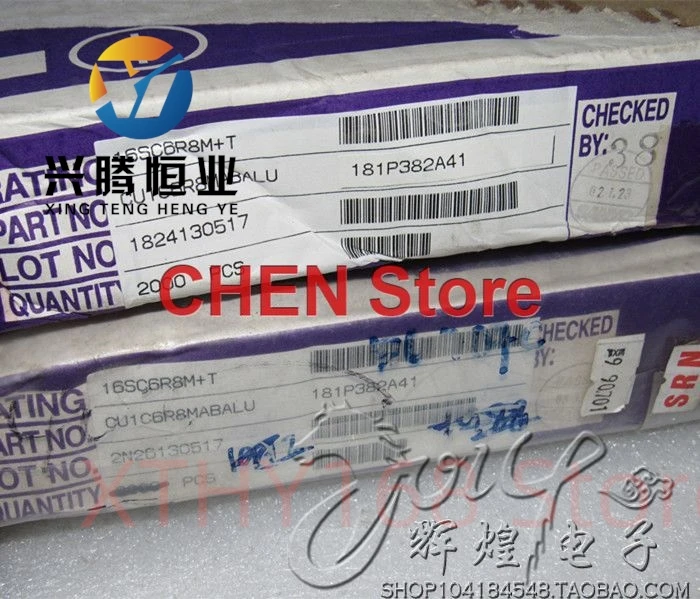 20 قطعة سانيو OS-CON SC 16V6.8UF 5X6 مللي متر عالية البوليمر اللوحة 6.8 فائق التوهج 16 فولت مكثفات الحالة الصلبة الأرجواني 16SC6R8M #3