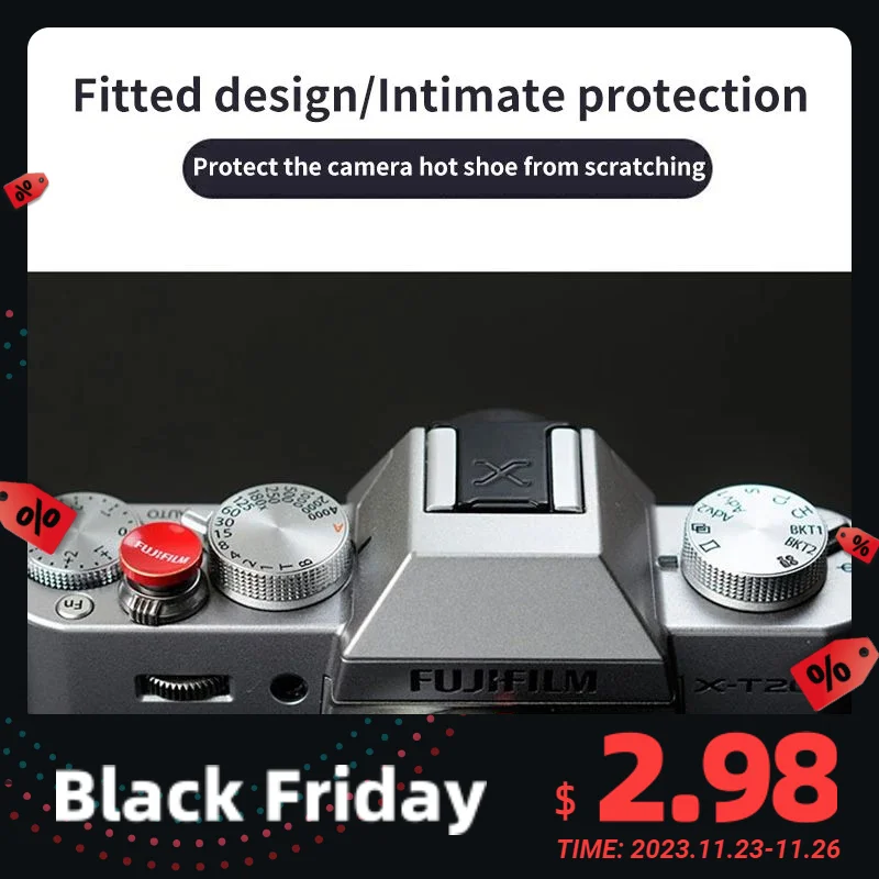

Camera Metal Hot Shoe Protector X Hot Shoe Cover Universal for Fuji SLR Dustproof Hot Shoe Cap Protective Cover Photography