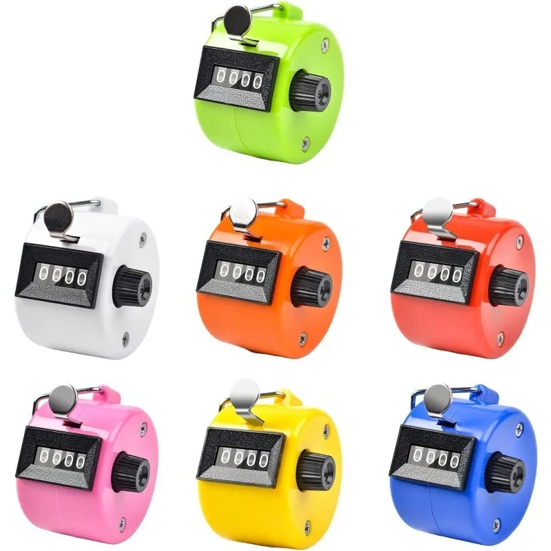 عداد رصيد يدوي، أداة النقر المزدوج بأرقام مكونة من 4 أرقام، عداد النقر مع شاشة عرض محمولة، انقر فوق عدادات السباحة للجولف #3