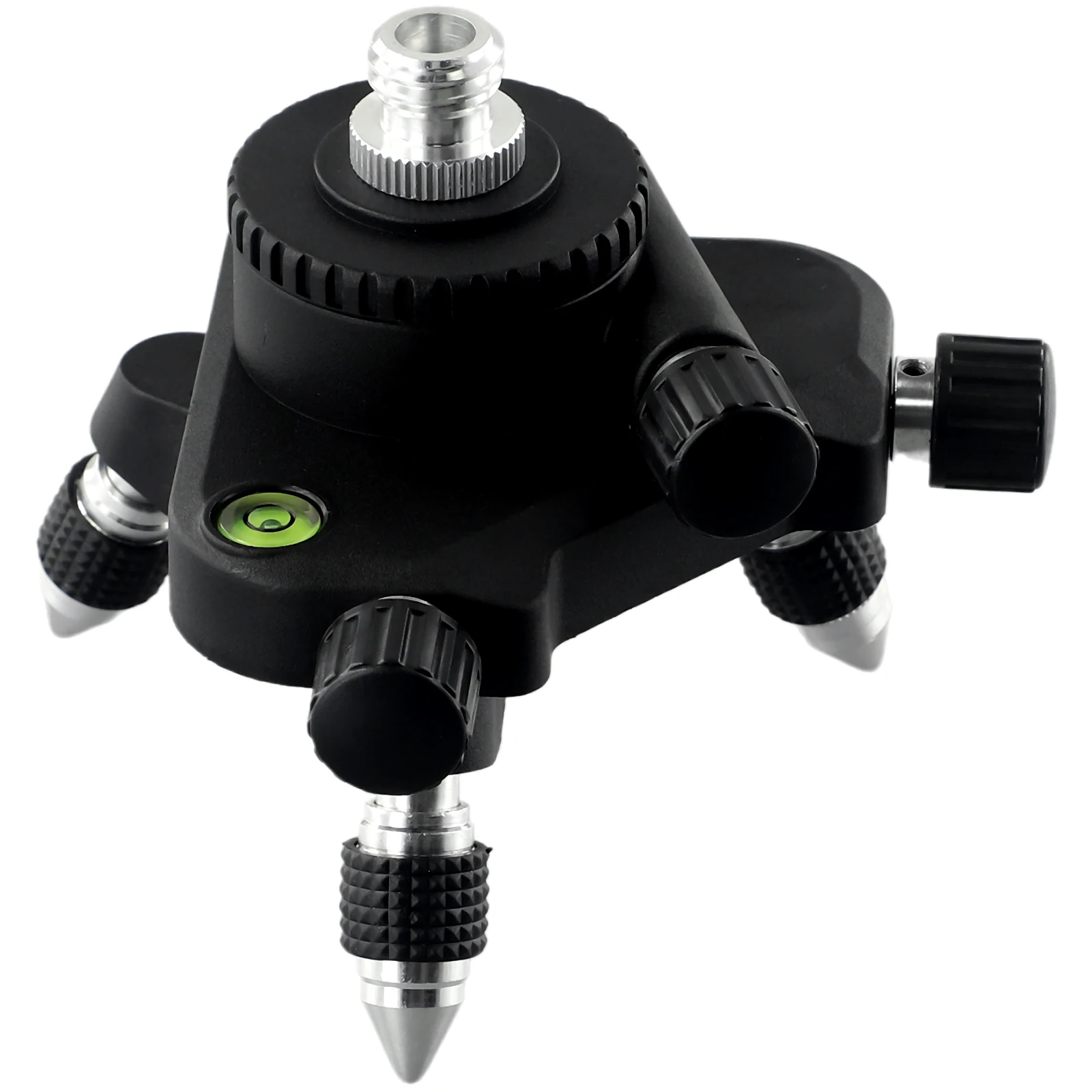 ترايبود مستوى متر قوس مستوى قاعدة أجزاء مع محول 1 4 واجهة 130*109*94 مللي متر اكسسوارات دوران قابل للتعديل