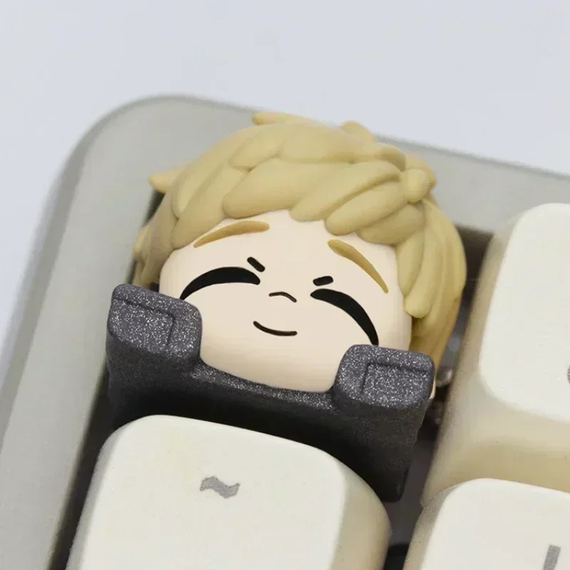 Delicious in Dungeon Keycaps custom Cute Cartoon Key Caps Original Resin Point Key Cap for Wooting CRUSH80 Mechanical Keyboard