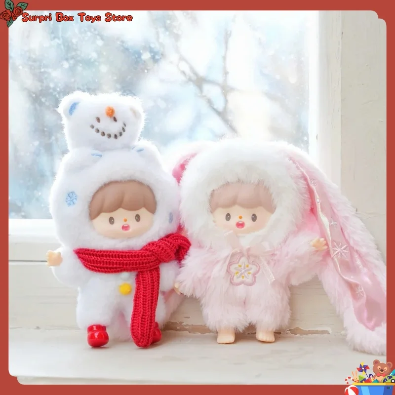 

Оригинальная серия Zzoton Winter Small Joys: Слепая коробка-сюрприз с милой виниловой плюшевой куклой-подвеской для сумки, модная игрушка-фигурка, подарок-сюрприз