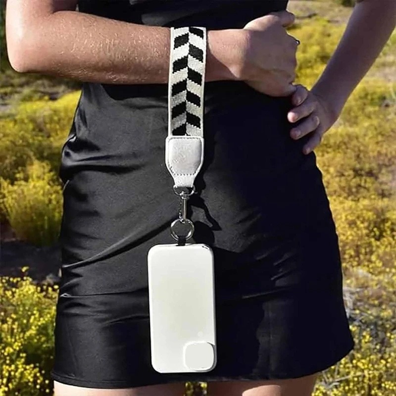 Phone Strap With Zippered Pouch, Clip And Go Strap For Phone With Wallet Crossbody, Phone Strap Crossbody