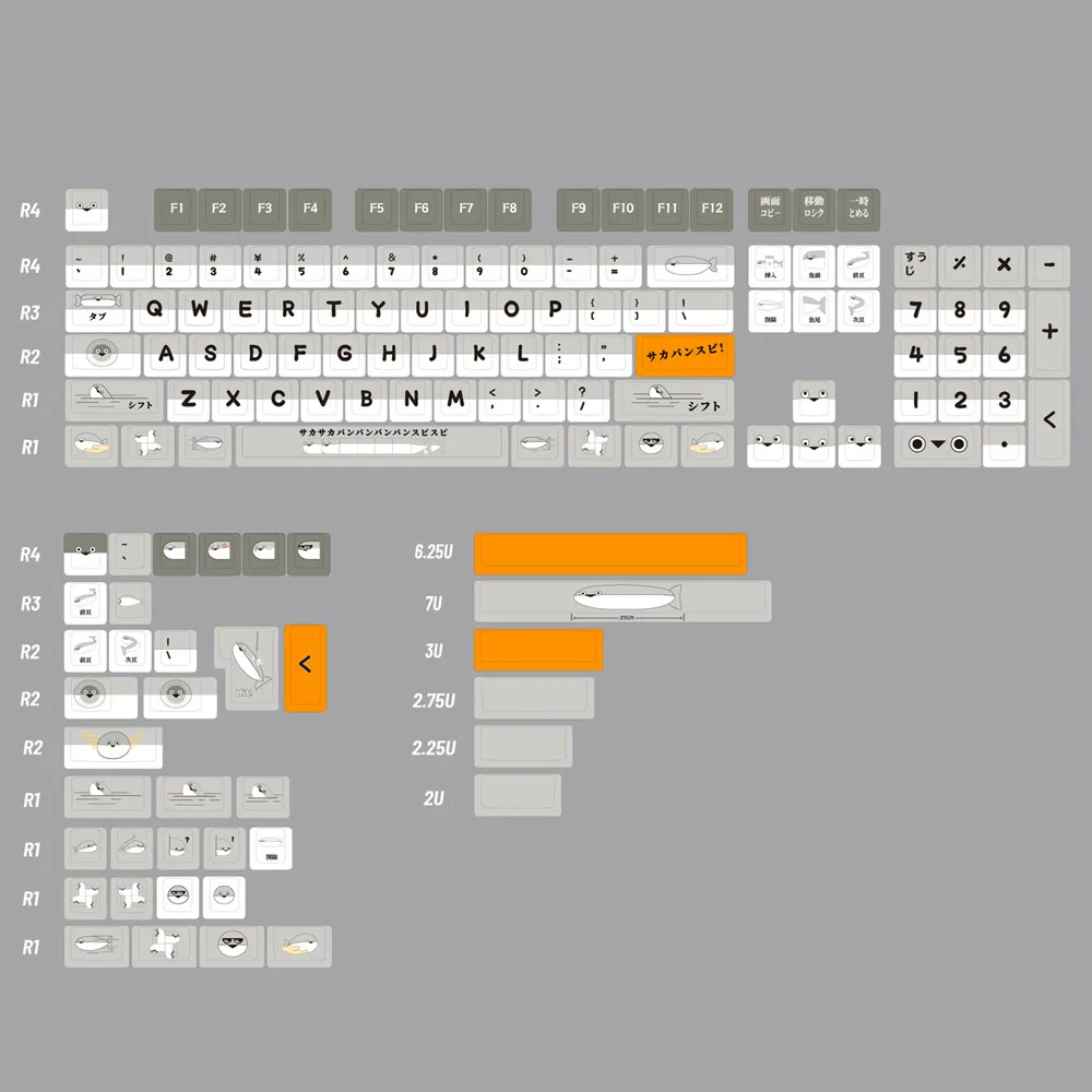 Imagem -04 - Keycap Tema Tartaruga para Teclado Mecânico Perfil Cereja Dye Sub Outemu Gateron Cruz Switch Pbt 142 Chaves Gh60 Gk61 Rk64 Rk87