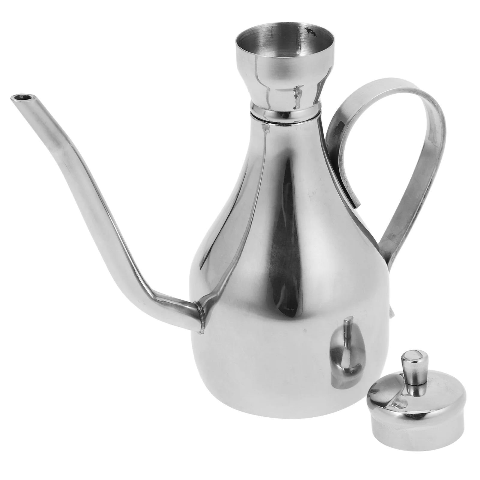 

Stainless Steel Oil Pot Dispenser for Kitchen Large Capacity 304 Oil Filter Vinegar Bottle Sauce Condiment Container