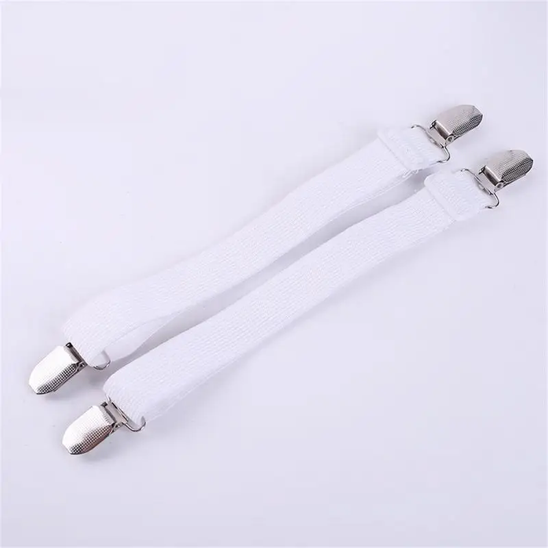 Bed Sheet Holder Straps Adjustable Elastic Suspenders Bed Sheet Grippers Belt Fastener Mattress Covers Sofa Cushion Corner Clip