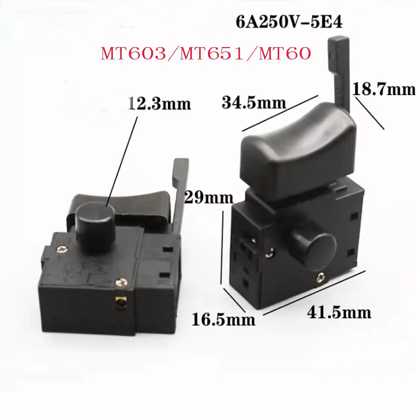1pc AC 250V Miniature Speed Switch Power Tool Electric Drill Speed Control Trigger Button Switch Switch Accessories